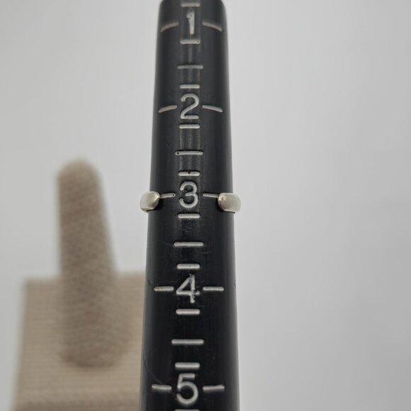 Size 3 Sterling Silver Plain Toe Ring A2907 - Picture 5 of 7